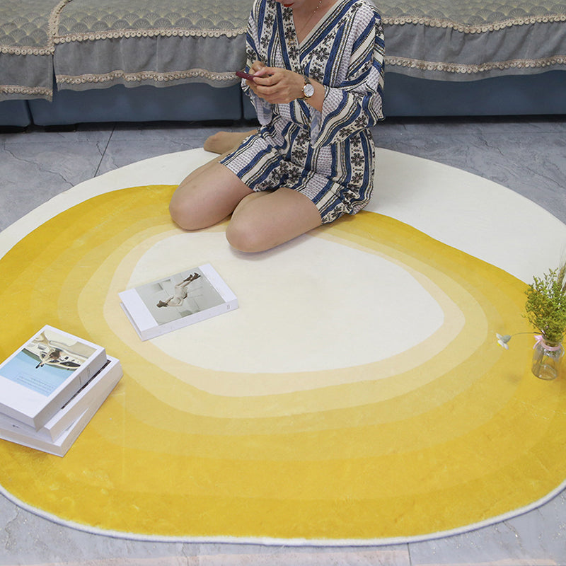 Special Shaped Carpet Modern Polyester Rug Washable Carpet for Home Decoration