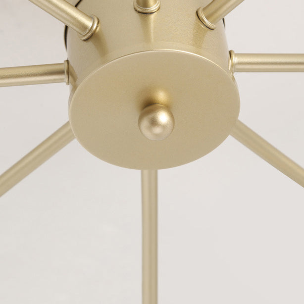 Industrial Ceiling Light Simple Flush Mount Light Fixture for Sitting Room