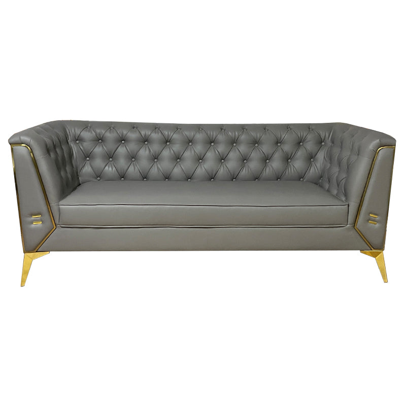 30.70" High Tuxedo Arm Sofa with Tufted Split-Back for Living Room