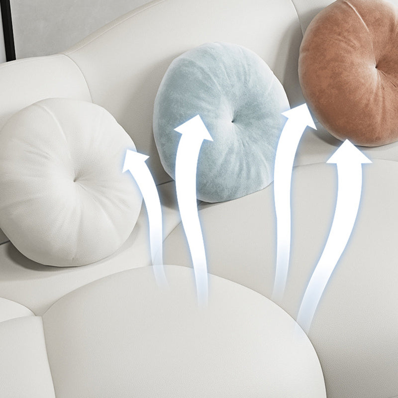 Contemporary Curved Sofa Tight Back Sofa for Living Room, Apartment