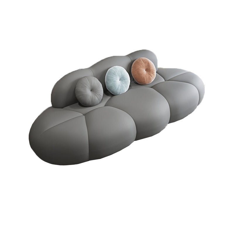 Contemporary Curved Sofa Tight Back Sofa for Living Room, Apartment