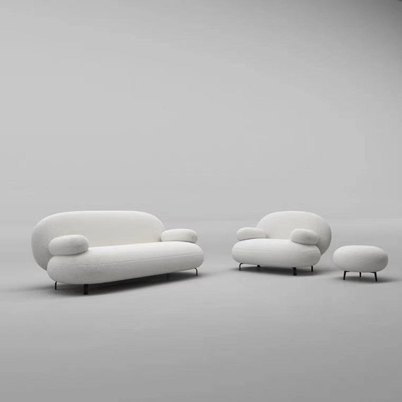 35.43" Wide Contemporary Sofa Pillow Top Arm Standard Sofa for Living Room