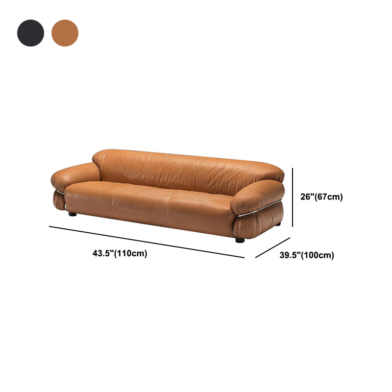 39.37"W Sofa Pillow Top Arm Tight Back Foam Filled Sofa for Living Room