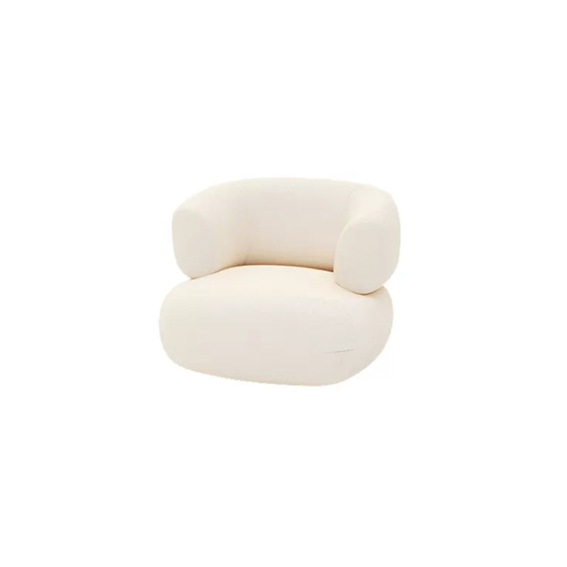 Contemporary Tight Back Sofa Sloped Arm Sofa for Living Room