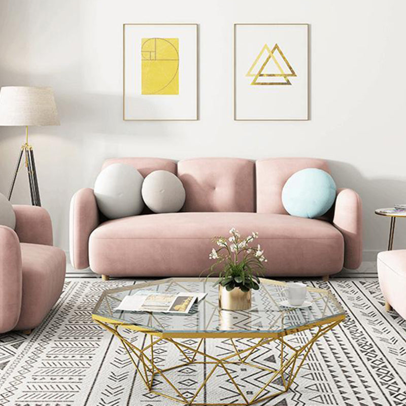 28.74" Wide Square Arm Sofa Contemporary Standard Sofa for Living Room