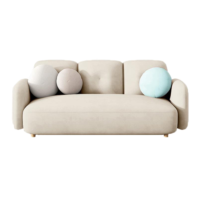 28.74" Wide Square Arm Sofa Contemporary Standard Sofa for Living Room