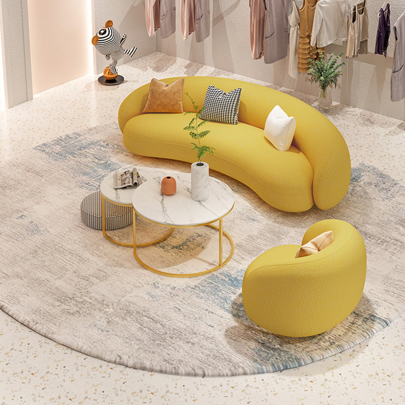 Recessed Arm Sofa  Sofa Chaise, 29.53 "W * 28.74" H Wool Sofa