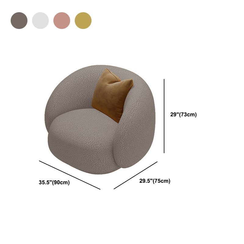 Recessed Arm Sofa  Sofa Chaise, 29.53 "W * 28.74" H Wool Sofa