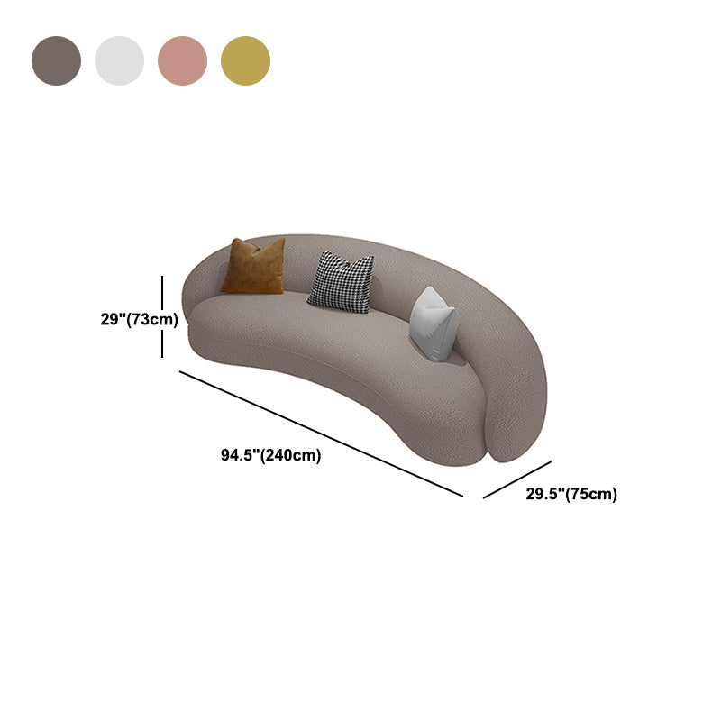 Recessed Arm Sofa  Sofa Chaise, 29.53 "W * 28.74" H Wool Sofa