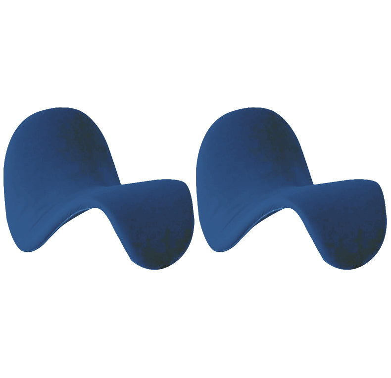 37.80" Wide Contemporary Style Single Sofa Chair Fixed Back Armless Chair