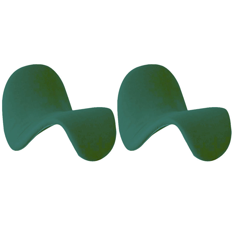 37.80" Wide Contemporary Style Single Sofa Chair Fixed Back Armless Chair