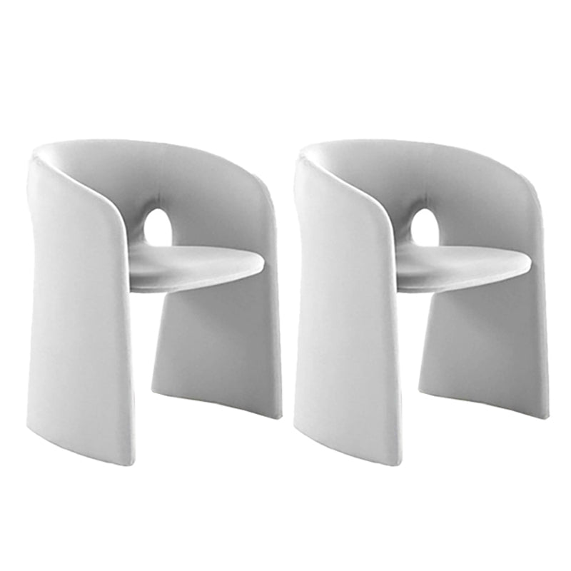 22.44" Wide Scandinavian Style Single Sofa Chair Fabric Sloped Arms Chair