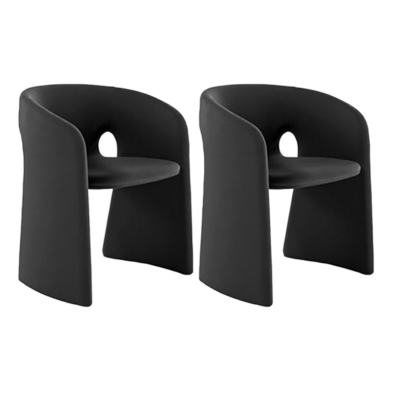 22.44" Wide Scandinavian Style Single Sofa Chair Fabric Sloped Arms Chair