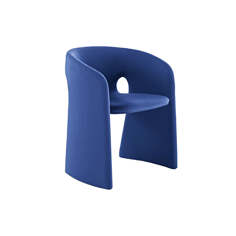 22.44" Wide Scandinavian Style Single Sofa Chair Fabric Sloped Arms Chair