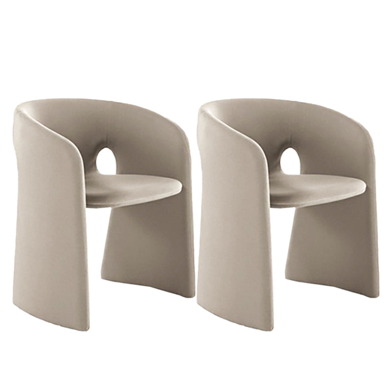 22.44" Wide Scandinavian Style Single Sofa Chair Fabric Sloped Arms Chair