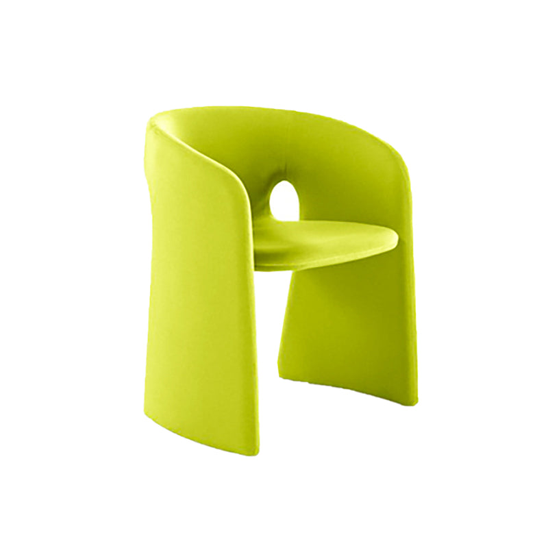 22.44" Wide Scandinavian Style Single Sofa Chair Fabric Sloped Arms Chair