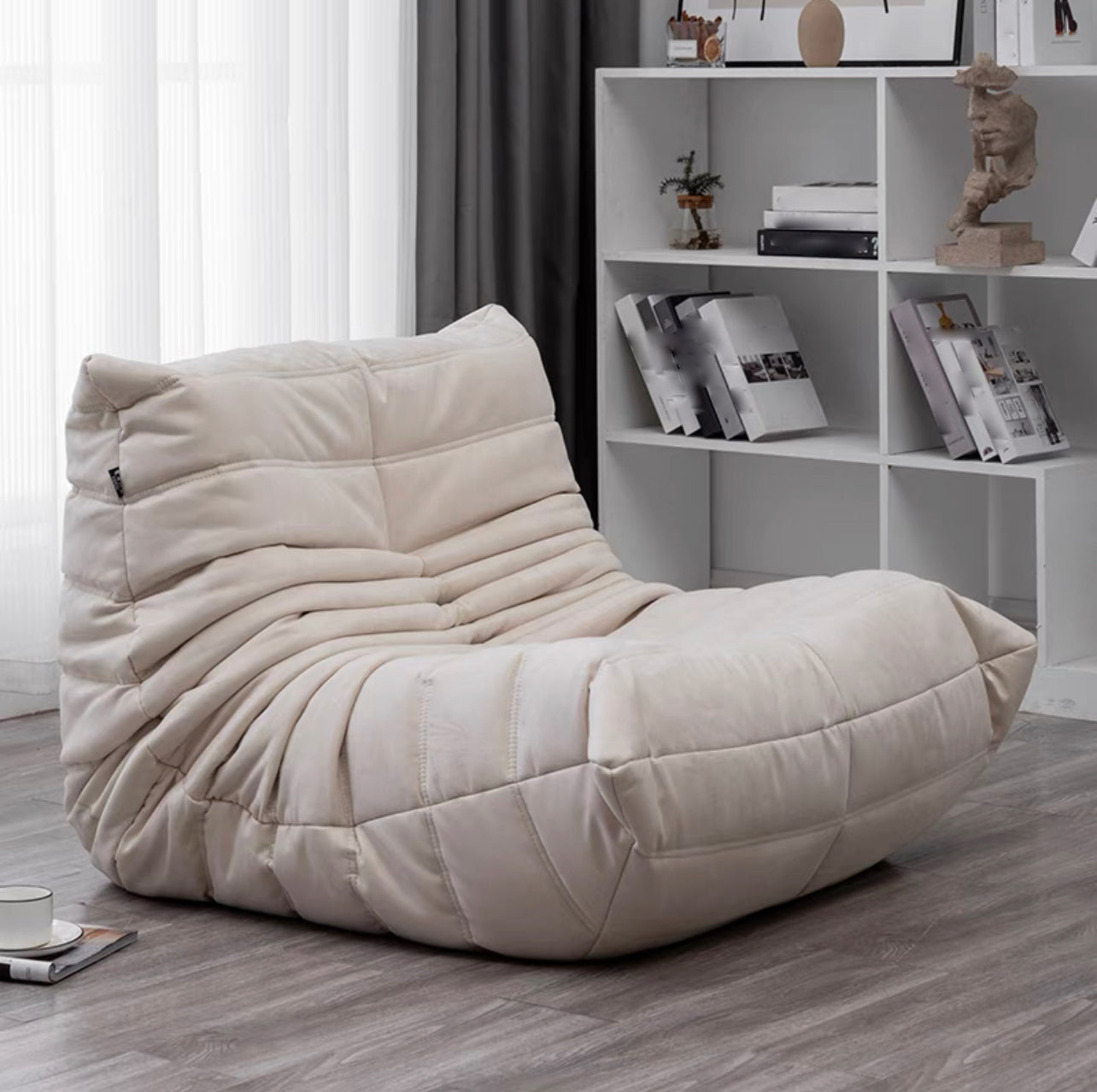 Modern Style Handless Imitation Leather Cushioned Parsons Chair