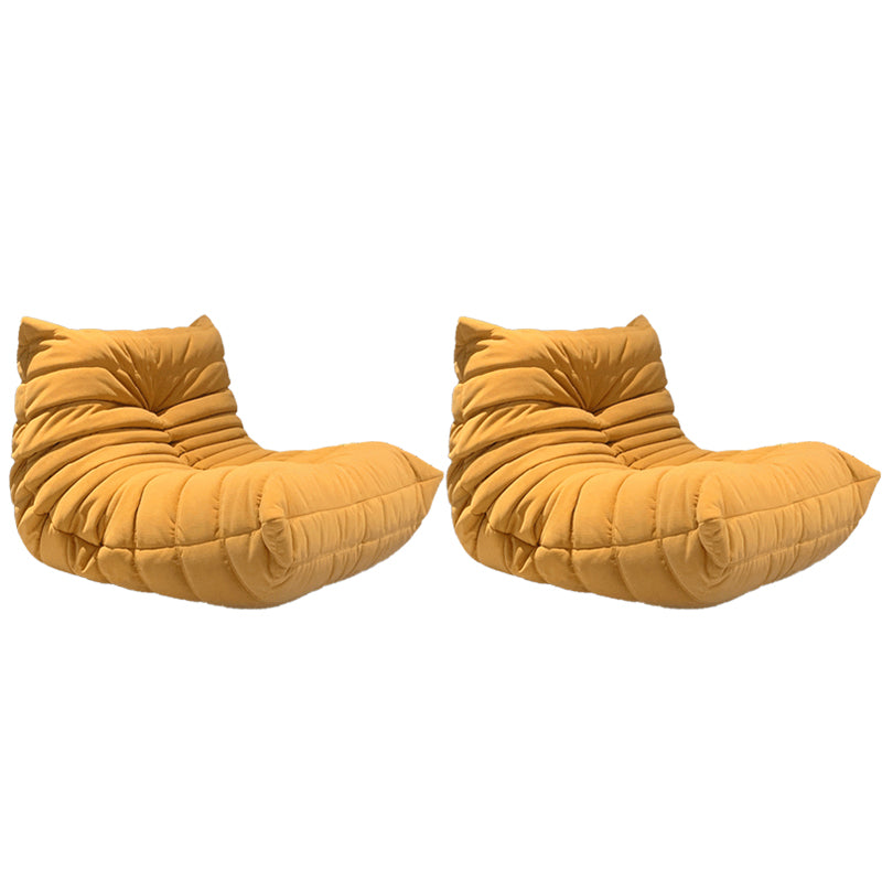 Modern Style Handless Imitation Leather Cushioned Parsons Chair