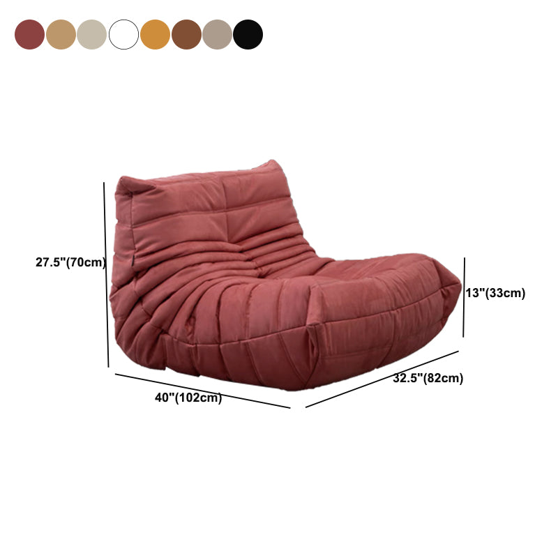 Modern Style Handless Imitation Leather Cushioned Parsons Chair