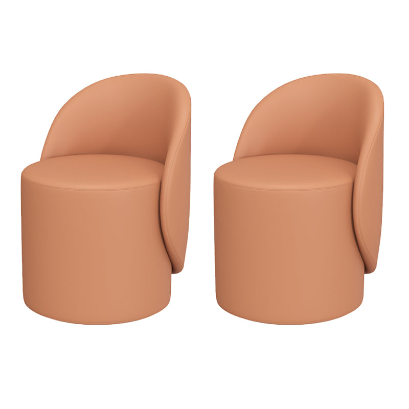 Contemporary 15.7"Wide Accent Chair Fixed Back Armless Sponge Side Chair