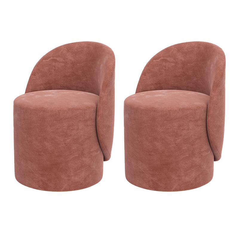 Contemporary 15.7"Wide Accent Chair Fixed Back Armless Sponge Side Chair