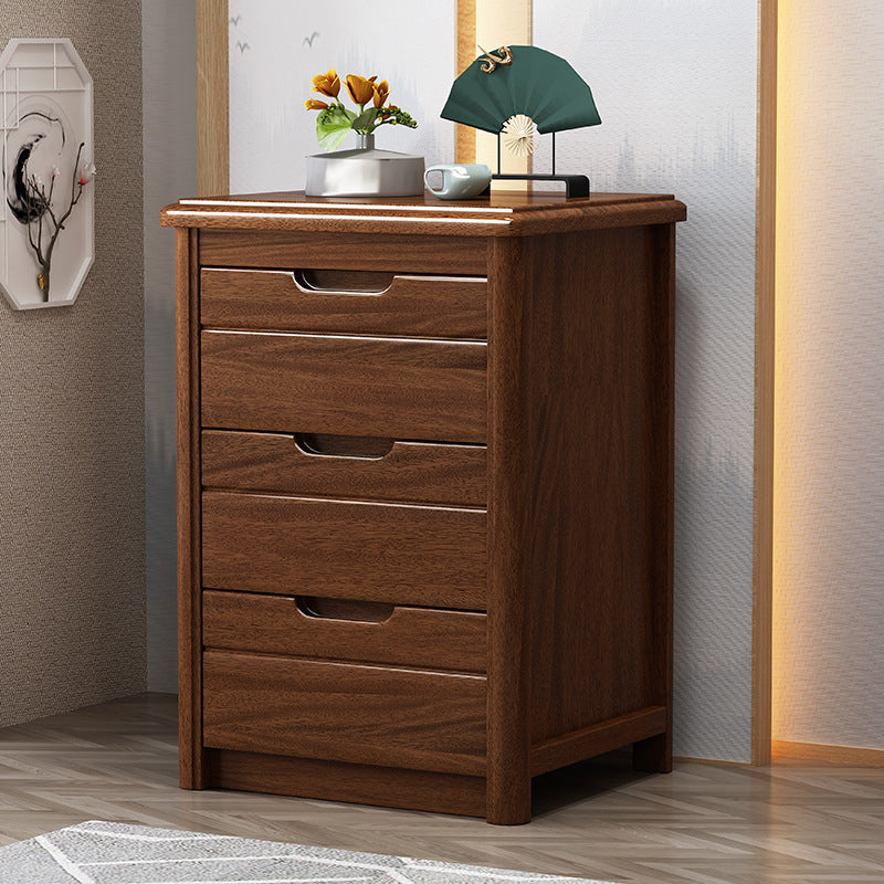 16" W Solid Wood Vertical Lingerie Chest Storage Chest Dresser with Drawers