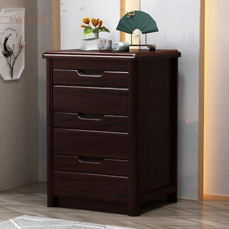 16" W Solid Wood Vertical Lingerie Chest Storage Chest Dresser with Drawers