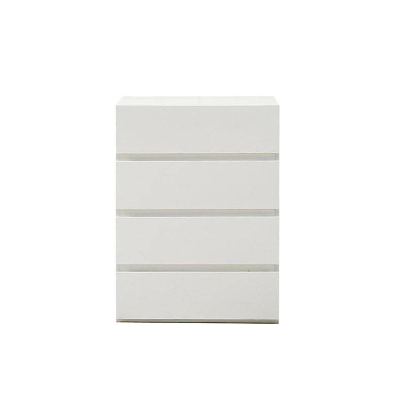 White / Black Storage Chest 16" W Vertical Lingerie Chest for Bedroom