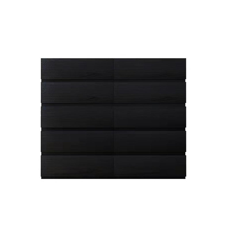 White / Black Storage Chest 16" W Vertical Lingerie Chest for Bedroom