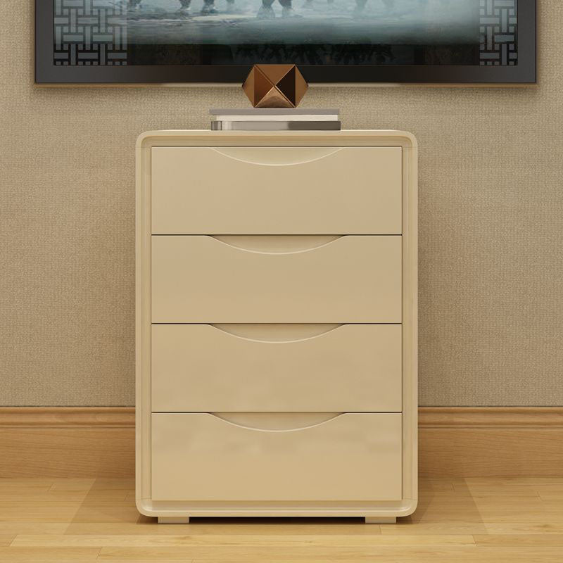 White Storage Chest 16" W Storage Chest Dresser with Drawers for Bedroom