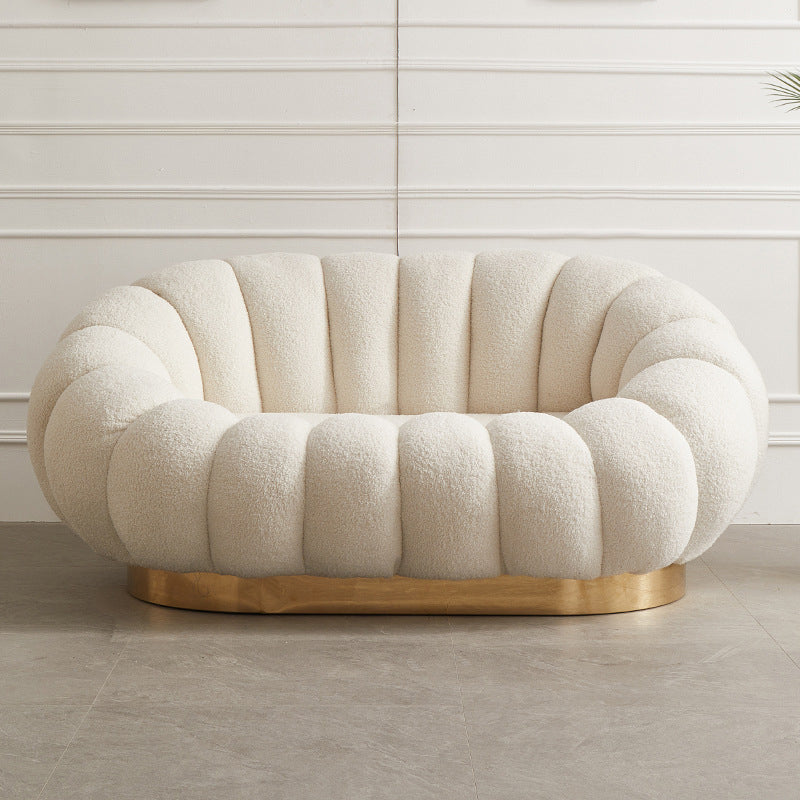 Modern Style Living Room Seating 3 Seater Tight Back Tuxedo Arm Sofa