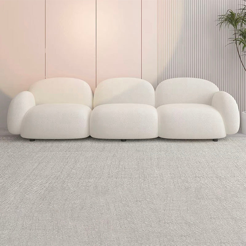 Modern Style Sofa Velvet Cushioned Backrest Sponge Cushions Fill Sofa Bed