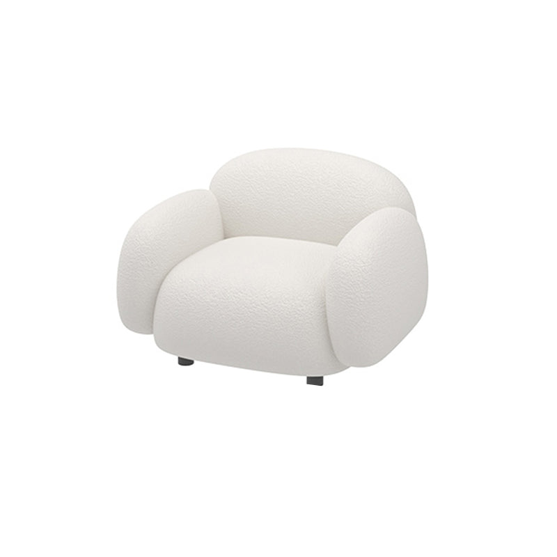 Modern Style Sofa Velvet Cushioned Backrest Sponge Cushions Fill Sofa Bed