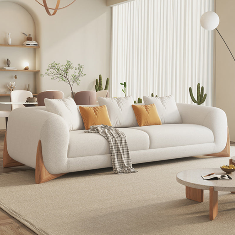 Modern Style Living Room Tuxedo Arm Loveseat Tight Back Seating