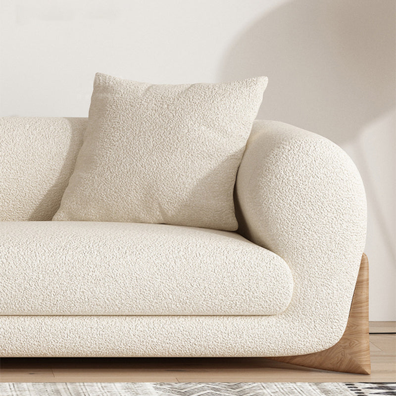 Modern Style Living Room Tuxedo Arm Loveseat Tight Back Seating