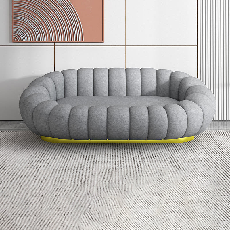 Contemporary Sofa with Swen Pillow Back 39.37" Wide for Living Room
