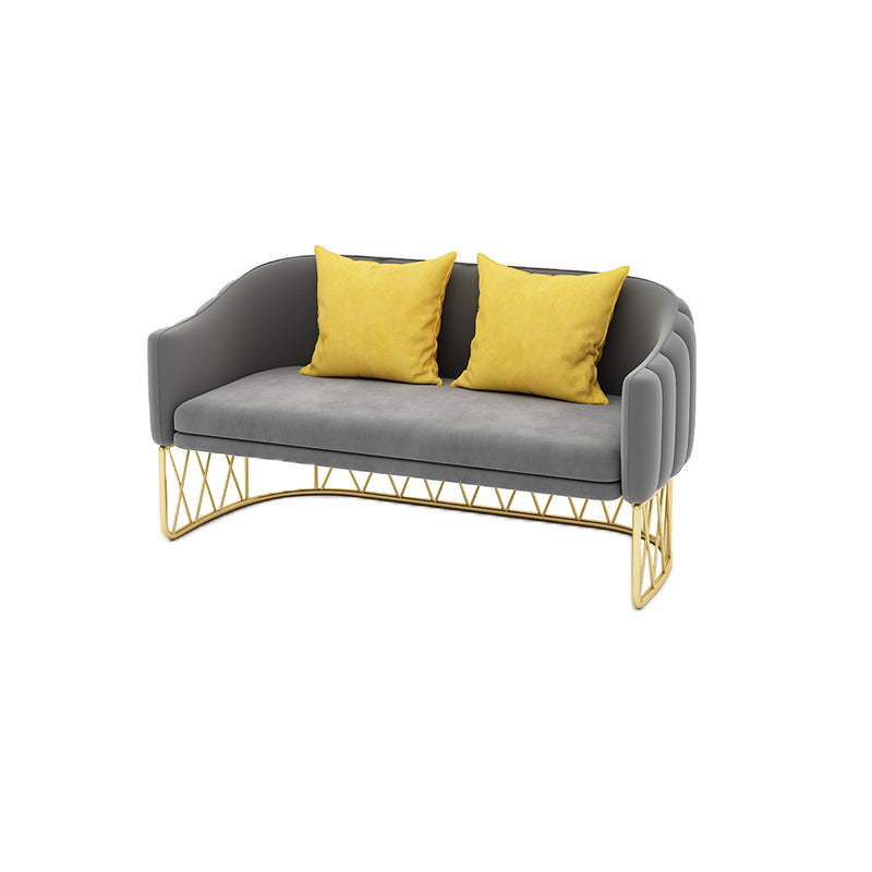 25.6" Wide Modern Sofa Sloped Arm Tight Back Loveseat or Living Room