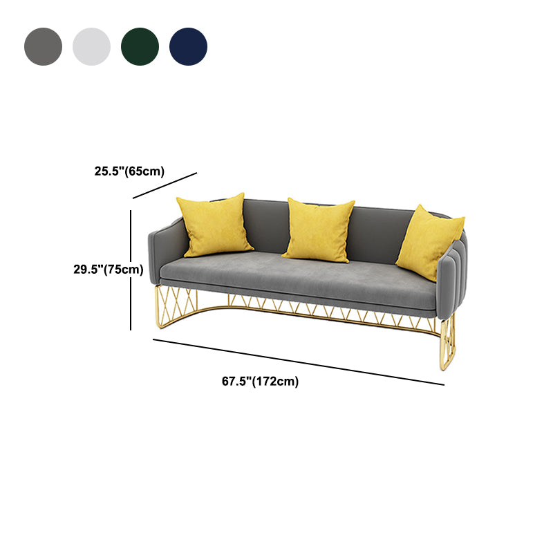 25.6" Wide Modern Sofa Sloped Arm Tight Back Loveseat or Living Room