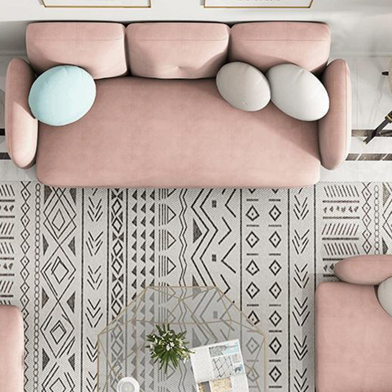 Modern Sofa with Square Arm and Tight Back for Apartment,84.65 "