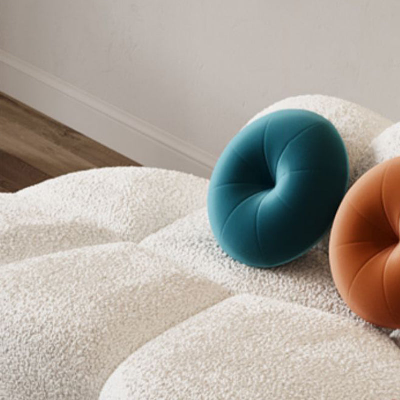 37.4" W * 28.74" H Sofa Modern Wool Armless Sofa for Living Room