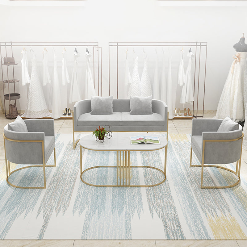 24.40" W x 29.52" H Contemporary Sofa Tuxedo Arm Standard Sofa for Living Room