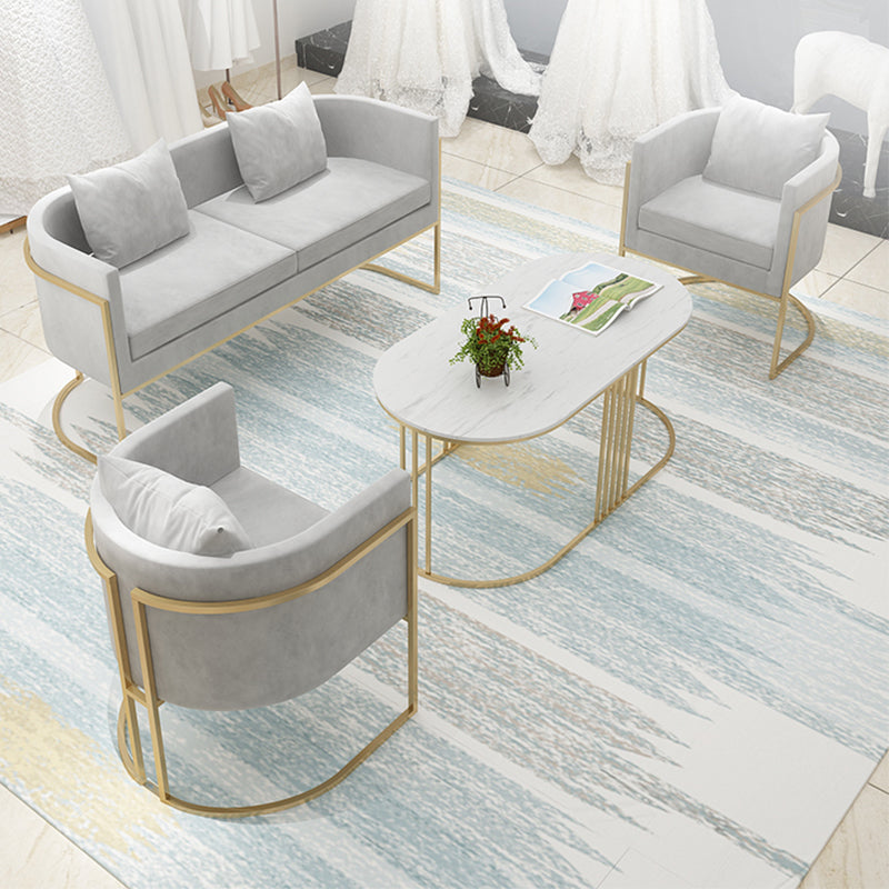 24.40" W x 29.52" H Contemporary Sofa Tuxedo Arm Standard Sofa for Living Room