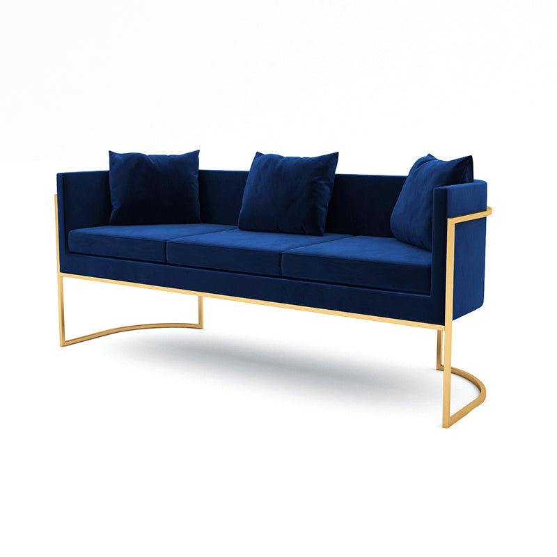 24.40" W x 29.52" H Contemporary Sofa Tuxedo Arm Standard Sofa for Living Room