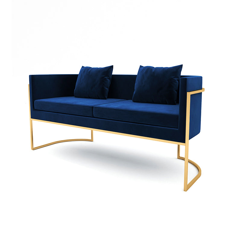 24.40" W x 29.52" H Contemporary Sofa Tuxedo Arm Standard Sofa for Living Room