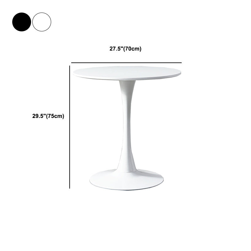 Contemporary Wood Round Dining Set Plastic 1/2/3 Pieces Dining Furniture for Home