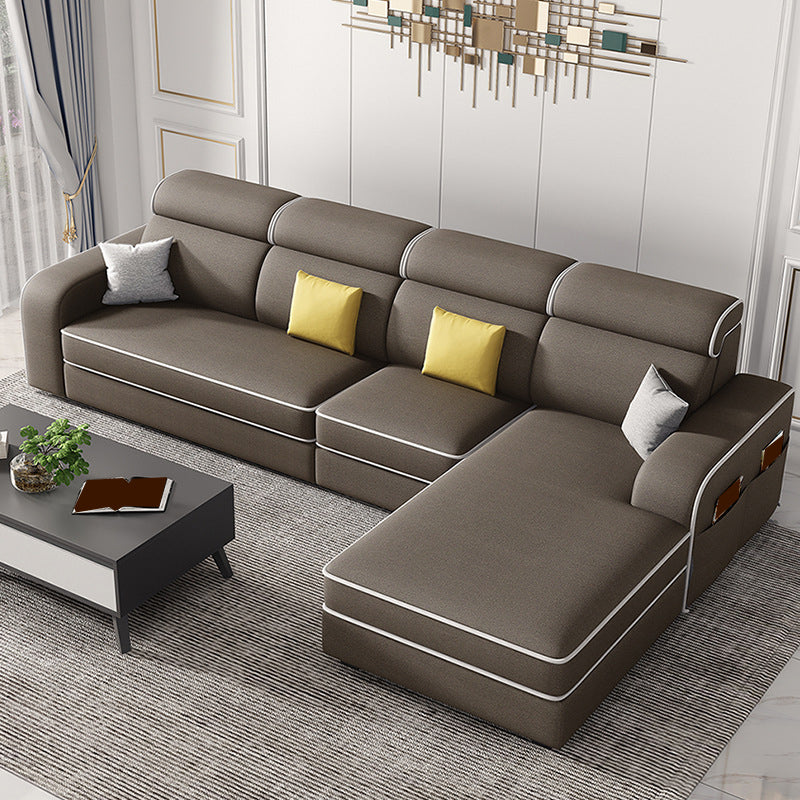 126" Square Arm Sectionals,Living Room Sectional sofa,L-Shape