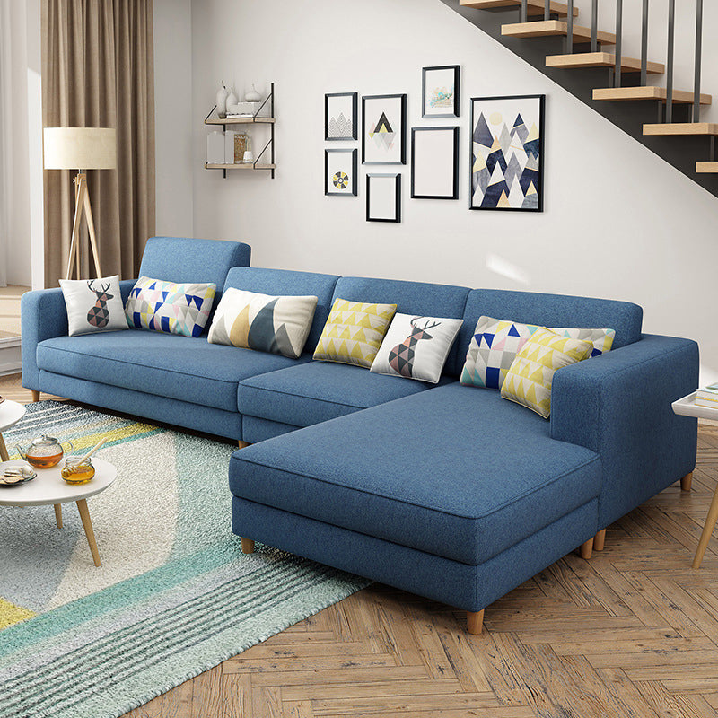 Removable Cushions,Adjustable Sectional Sofa, 67" Linen Sectional sofa