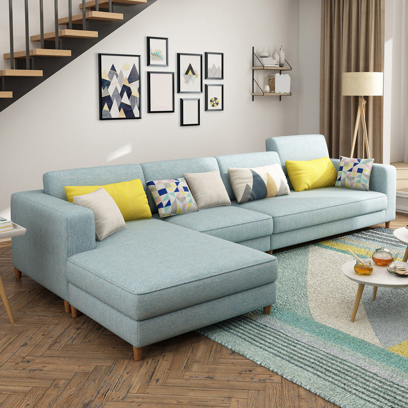 Removable Cushions,Adjustable Sectional Sofa, 67" Linen Sectional sofa