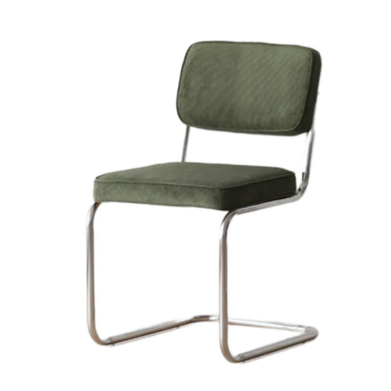 16.54" Wide Scandinavian Style Single Sofa Chair Fixed Backed Armless Chair