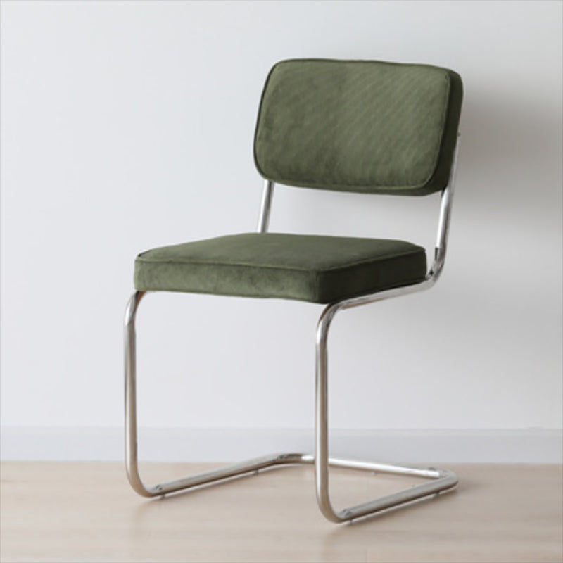 16.54" Wide Scandinavian Style Single Sofa Chair Fixed Backed Armless Chair